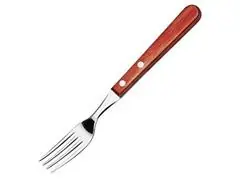 Garfo Jumbo Tramontina Churrasco Inox e Cabo Polywood Vermelho - 0