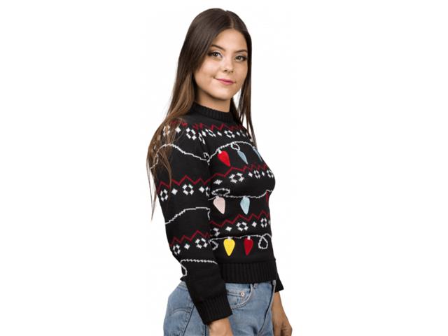 Uggly Sweater Focos Navideños Mujer - Talla M