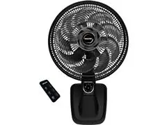 Ventilador de Parede 40CM Mallory Smart Control Preto e Grafite