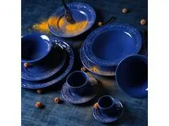 Conjunto 6 Xícaras de Café com Pires Porto Brasil Acanthus Azul Navy - 3