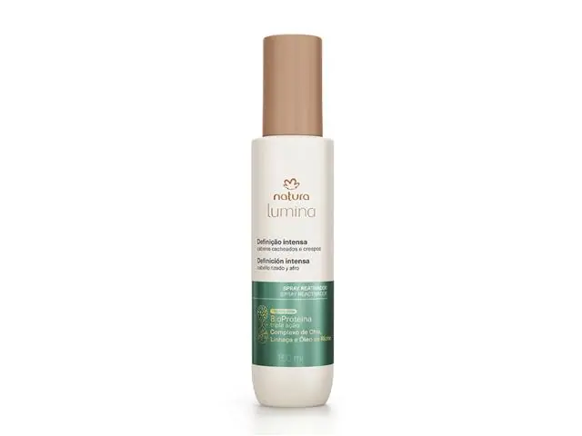 Spray Umidificador Reativador Cabelos Cacheados e Crespos Natura 150ml