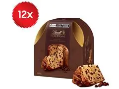 Combo 12 Unidades Panettones Lindt Gotas de Chocolate Amargo 400G - 0