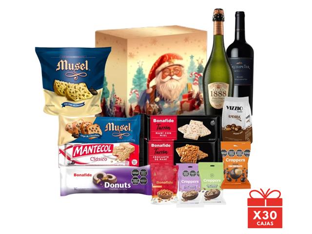 Combo 30 Cajas navideñas degustación La Licoreria