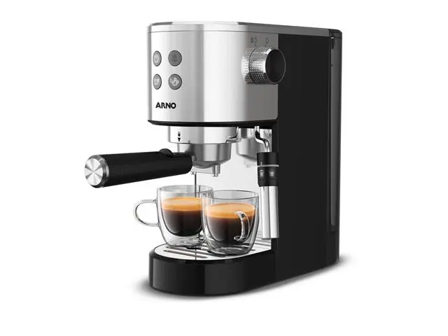 Cafeteira Elétrica Arno Espresso Steam&Pump Inox 1L Cesp