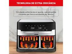 Fritadeira Airfryer Arno Dual 5,2L+3,1L Inox Digital 1800W AFD2 - 3