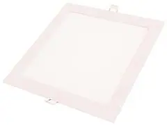 Plafon LED Tramontina Quadrado de Embutir Slim 18W 6500K Luz Branca