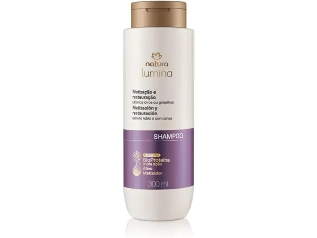 Shampoo Matizador para Matização e Restauração Natura Lumina 300ml