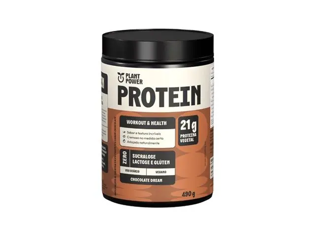 Suplemento Plant Power Protein Chocolate Dream 490G