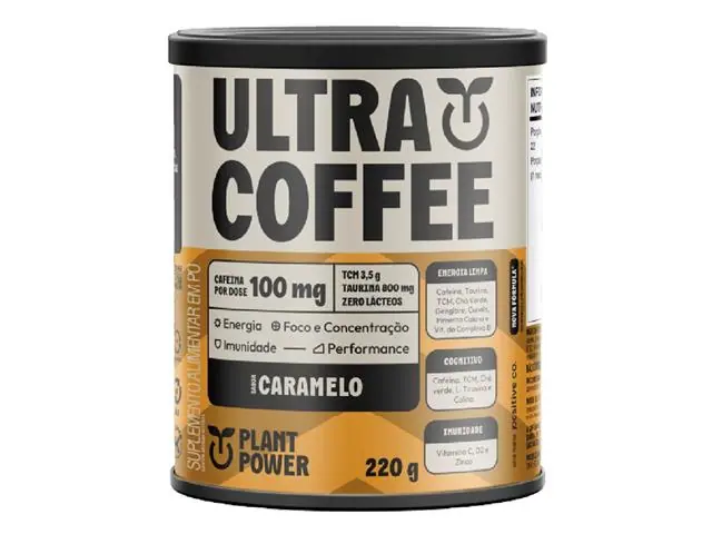 Suplemento Plant Power Ultracoffee Caramelo 220G