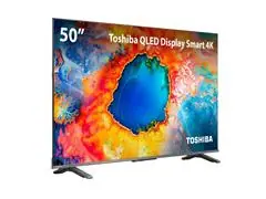 Smart TV QLED 50" 4K Toshiba 50C450NS Google TV 2 USB WiFi TB034M - 2