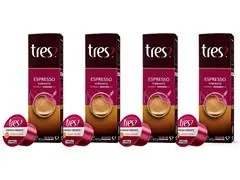 Combo 40 Cápsulas de Café Três Corações Café Espresso Vibrante - 0