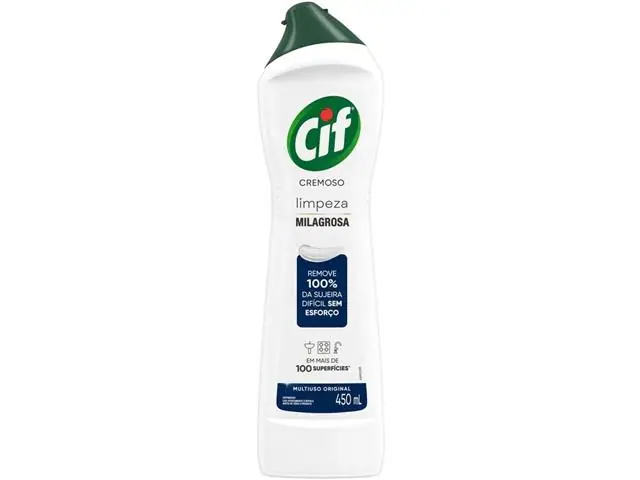 CIF Cremoso Limpeza Milagrosa Remove 100% da Sujeira 450ML