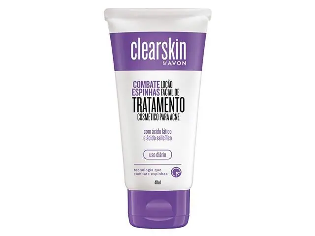 Loção Facial Avon Clearskin de Tratamento Cosmético para Acne 40ml