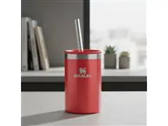 Porta Lata CanCooler Térmico com Tampa Stanley Vermelho Carnaval 296ML - 7