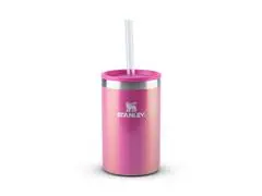 Porta Lata Can Cooler Térmico com Tampa Stanley Rosa Carnaval 296ML - 0