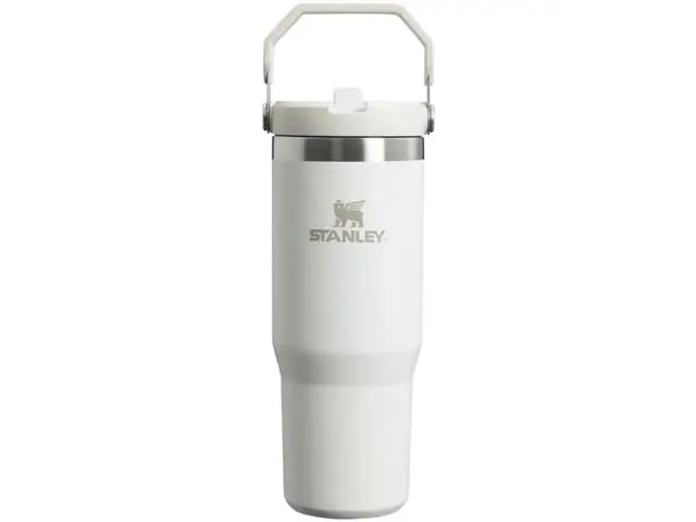 Garrafa Tumbler Térmico Flip Straw Stanley Frost 887ML