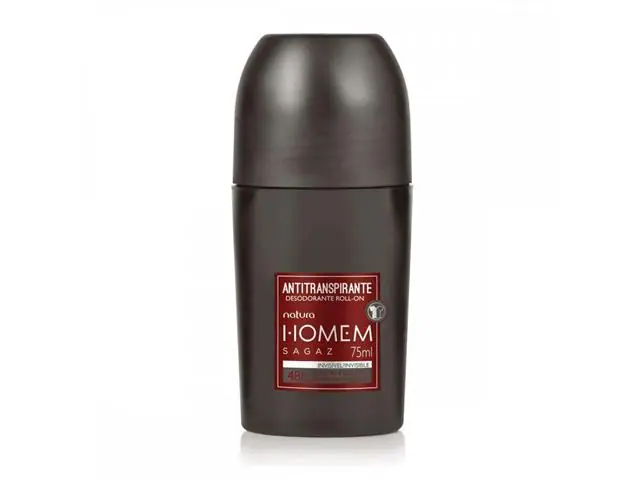 Desodorante Antitranspirante Roll-On Natura Homem Sagaz Masculino 75ML