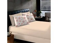 Jogo de Cama Buettner Solteiro King Basic Estampado Jania Coral 2 Pçs - 1