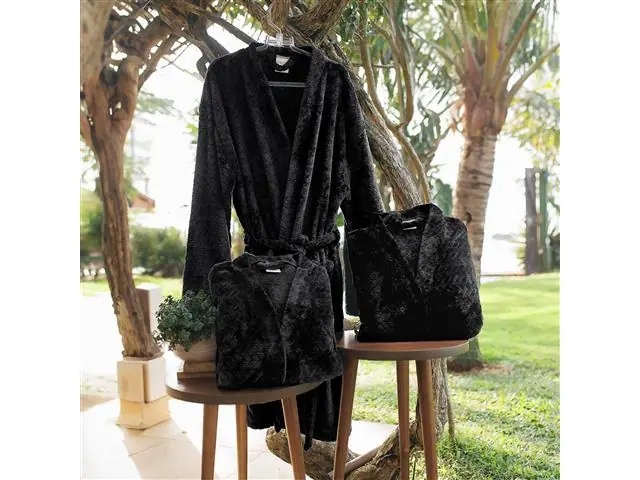 Roupão M Masculino Buettner Ártico Preto