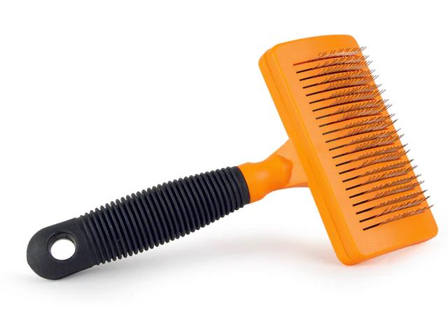 Cepillo carda con autolimpieza para marcotas