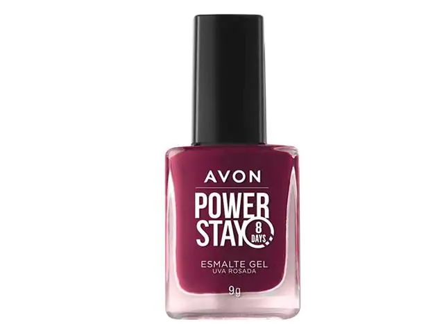 Esmalte Gel Avon Power Stay Uva Rosada