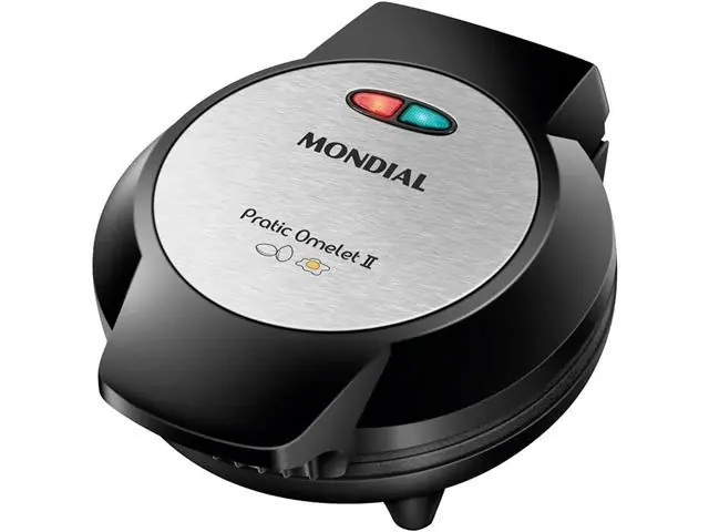 Omeleteira Pratic Omelet II Mondial Preto/Inox 800W 220V