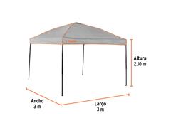 Toldo plegable de 3 x 3 m Truper - 1