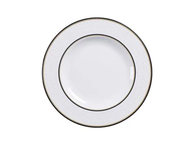 Prato Sobremesa Tramontina Sienna em Porcelana Decorada 21 cm