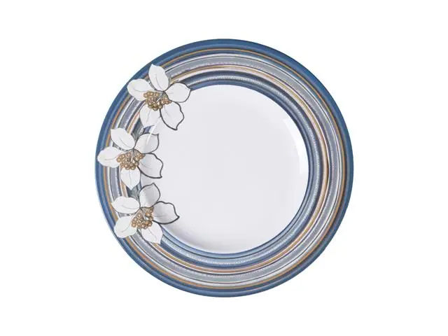 Prato Sobremesa Tramontina Nix em Porcelana Decorada 21 cm
