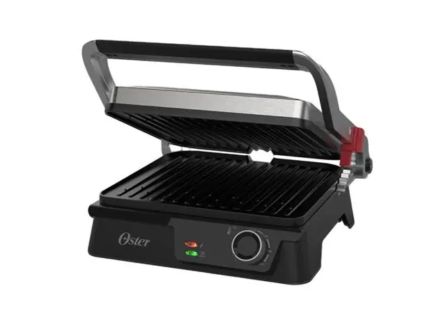 Grill Elétrico Multiuso Oster 2 em 1 Inox