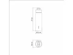 Garrafa Térmica Tramontina 650 ml Inox com Canudo - 9