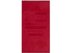 Toalha Buettner Jacquard Futebol Flamengo Vermelha Barra Trabalhada
