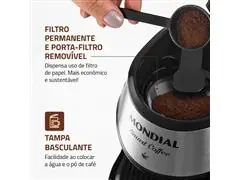 Cafeteira Elétrica Mondial C-42-2X-BI Smart Coffe Preta 110V - 3