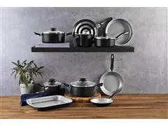 Jogo de Panelas Tramontina Linz Preto 10 Peças - 1