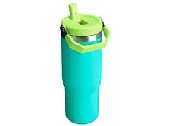 Garrafa Térmica Stanley Tumbler Flip Straw Tropical Teal 887ML - 1