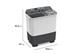 Lavadora Semiautomática Frigidaire 9 Kg Doble Tina Blanca - 1