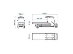 Veículo Utilitário Elétrico Elettro Tramontina 320CG AC 5KW 48V 6,7HP - 4
