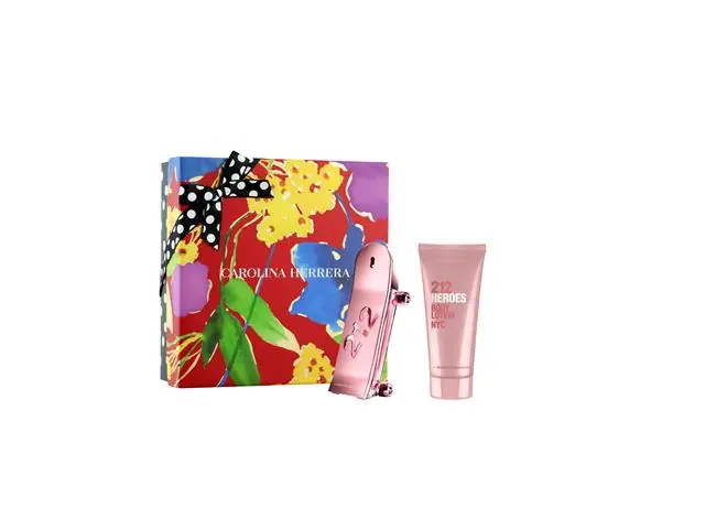 Kit Carolina Herrera 212 Heroes Perfume Fem EDP + Creme Corporal