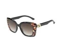 Oculos Sol Colcci Ellen Preto Det Esq Demi Brilho C/Dourado/L Mar