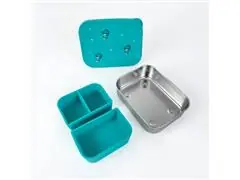 Bento Box em Aço Inox com Divisórias Removíeis Leo - Petit Piá - 5