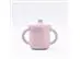 Copo de Silicone Infantil 2 em 1 Rosa com Alça 270ml Petit Piá - 2