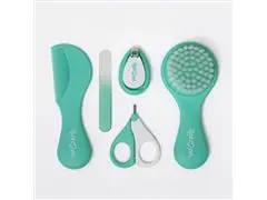 Kit de Cuidados & Higiene Bebê 5 Peças Verde Petit Piá