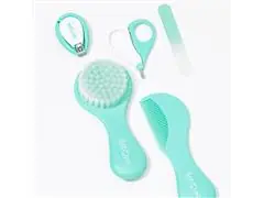 Kit de Cuidados & Higiene Bebê 5 Peças Verde Petit Piá - 3