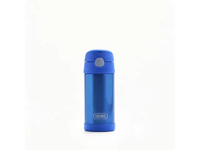Garrafa Térmica Infantil Funtainer F401 Azul Thermos 355ml