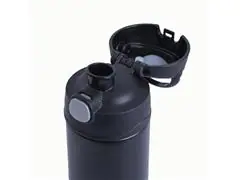 Garrafa Térmica Infantil Funtainer F404 Preta Thermos 470ml - 2