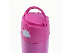 Garrafa Térmica Infantil Funtainer F401 Rosa Thermos 355ml - 2