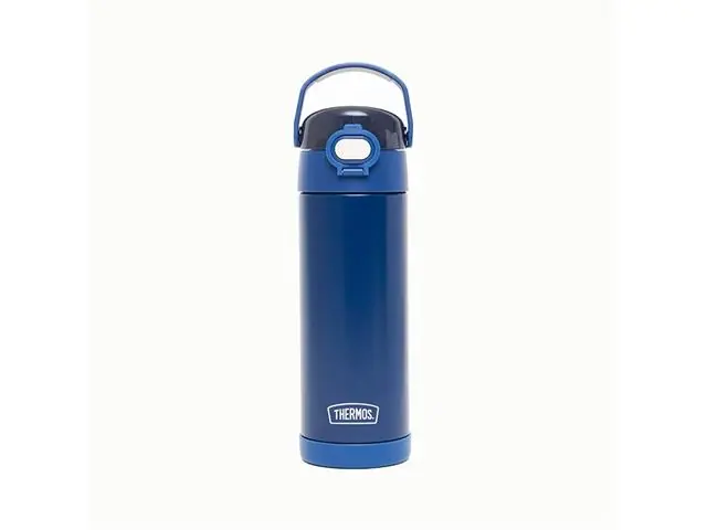 Garrafa Térmica Thermos Funtainer F421 Azul Marinho 470ml