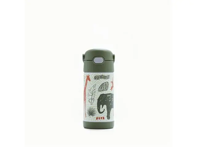 Garrafa Térmica Infantil Funtainer F410 Reino da Selva 355ml
