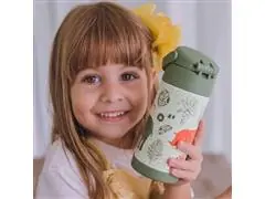 Garrafa Térmica Infantil Funtainer F410 Reino da Selva 355ml - 1