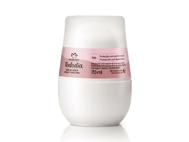 Desodorante Roll-on Antitranspirante Tododia Cereja e Avelã